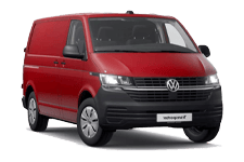 Van Rental Isle of Wight - Red VW Transporter Automatic - Van hire Isle of wight